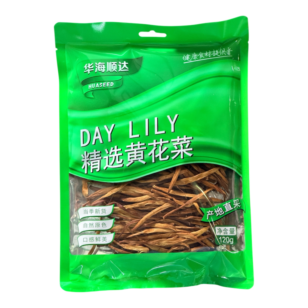 HHSD Dried Daylily 华海顺达精选黄花菜120g