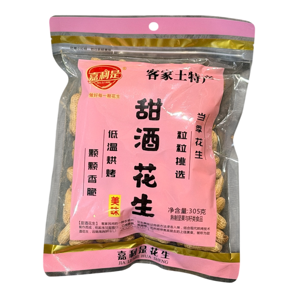 JSL Sweet Peanuts  305g 嘉利是甜酒花生
