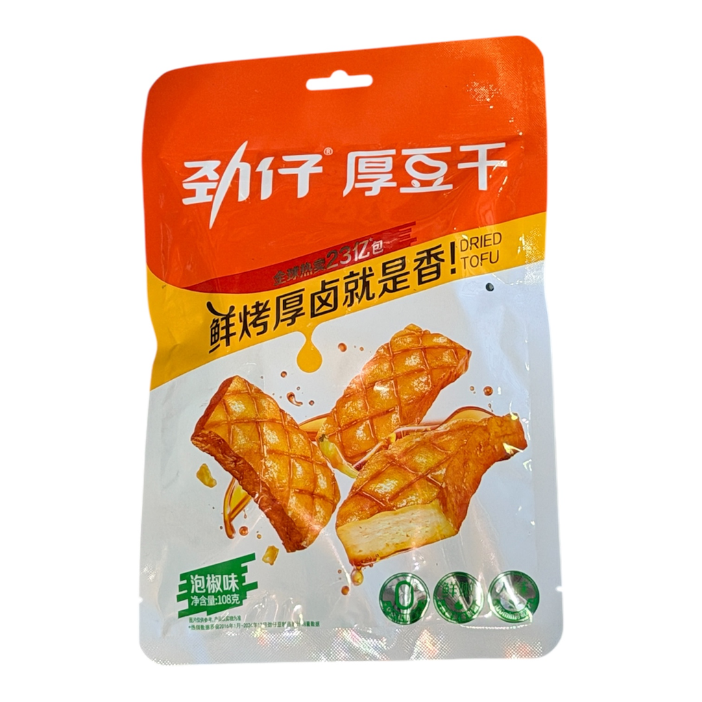 JZ Pickled Pepper Dried Tofu 108g劲仔泡椒豆干