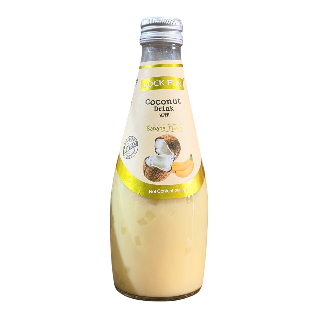 Lock Fun Banana Fruit Drink 290ml 乐可芬香蕉味