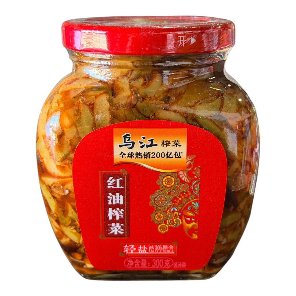 WJ Pickle in Bottle 300g 瓶乌江红油榨菜