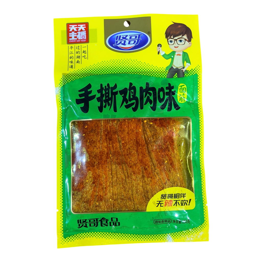 XG Flavored Gluten Snack 150g 贤哥手撕鸡肉味