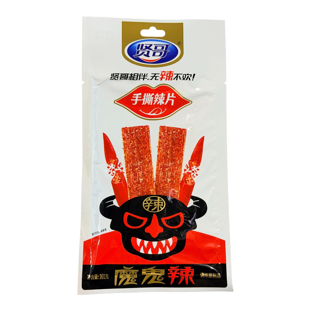XG Spicy Gluten Snack 101g 贤哥手撕辣片