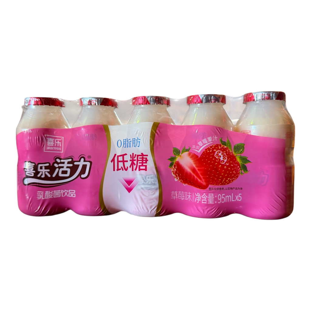 XL Strawberry Soy Drink 95ml*5s喜乐活力草莓乳酸菌