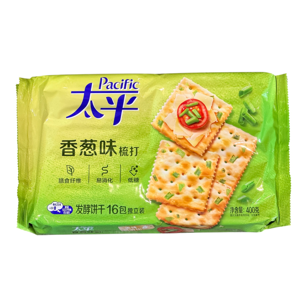 [TPXCSDBG] TP Chive Flav Soda Biscuits  400g 太平加钙香葱梳打饼干